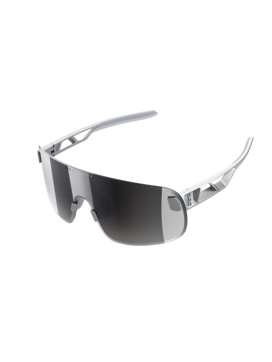 Załaduj obraz do przeglądarki galerii, Okulary rowerowe POC Elicit - Arg. Silver | Clarity Define Grey Silver Mirror cat. 3
