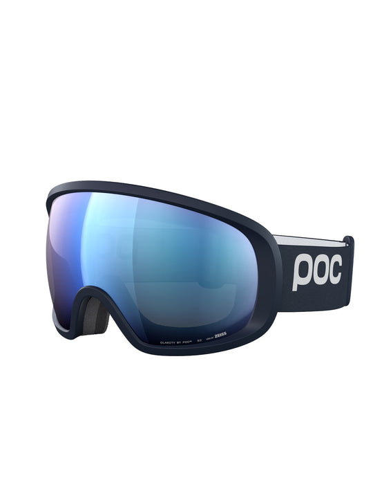 Załaduj obraz do przeglądarki galerii, Gogle narciarskie POC Fovea Wide Fit - Apatite Navy/Pt. Sunny Blue
