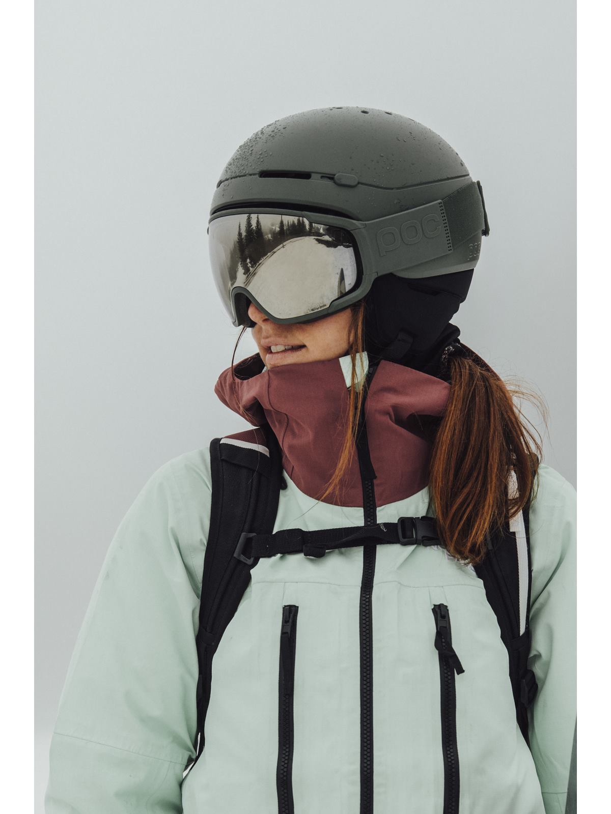Kask narciarski POC Meninx - Epid. Green Matt