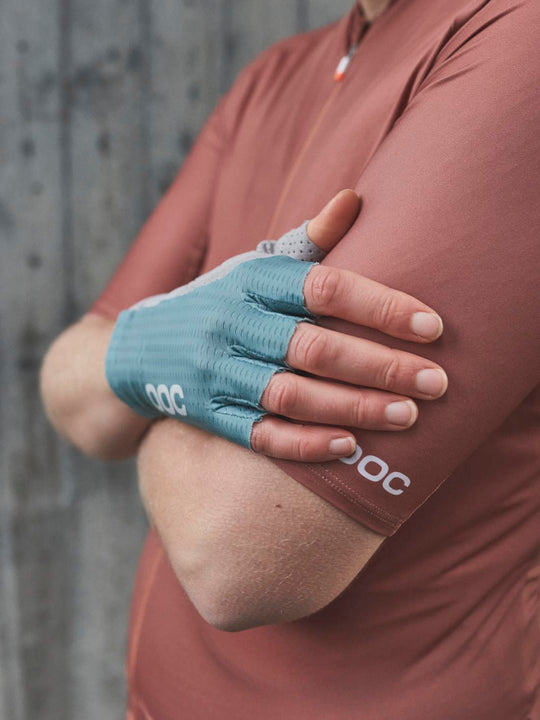 Załaduj obraz do przeglądarki galerii, Rękawice rowerowe POC AGILE Short Glove - Lt Dioptase Blue
