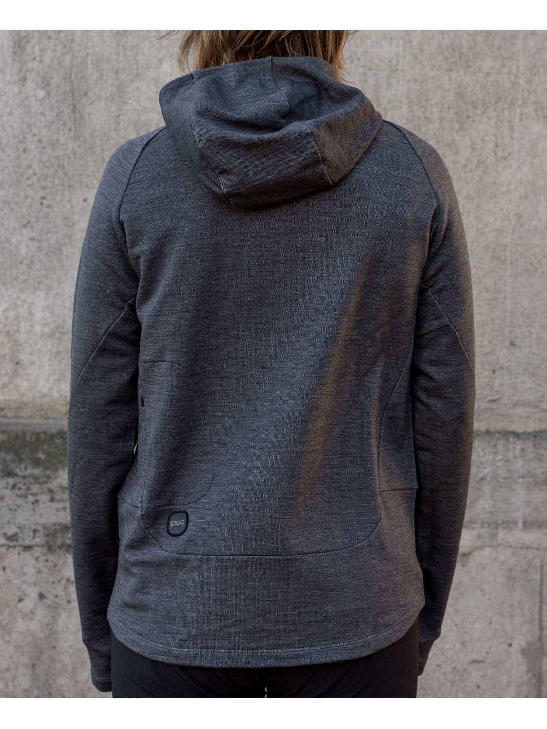 Bluza damska POC W’S MERINO HOOD - Sylv. Grey Melange - poc warszawa