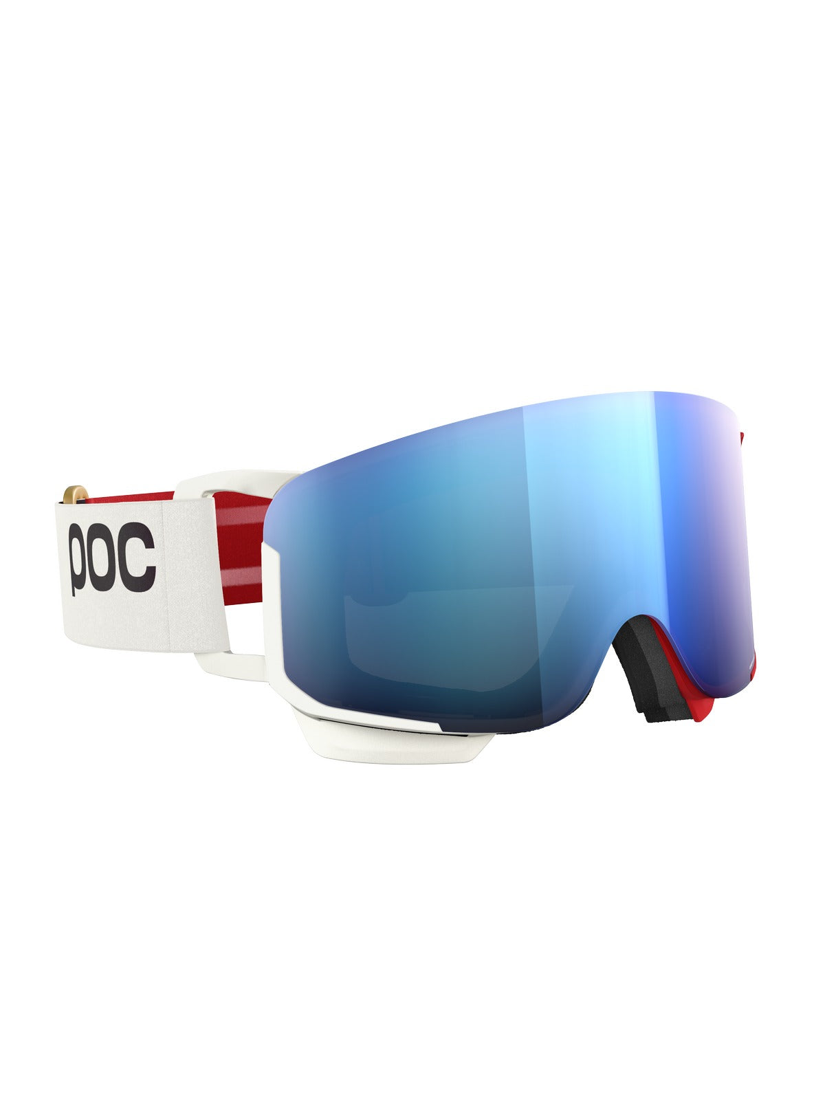 Gogle narciarskie POC Nexal Mid Wide Fit - Rouge/Blanc