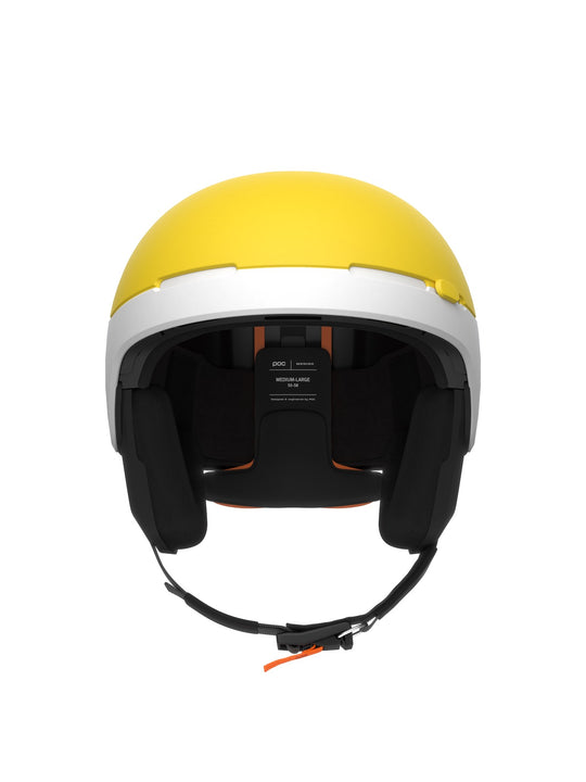 Załaduj obraz do przeglądarki galerii, Kask narciarski POC MENINX RS MIPS - Hyd. White/Aven. Yellow Matt
