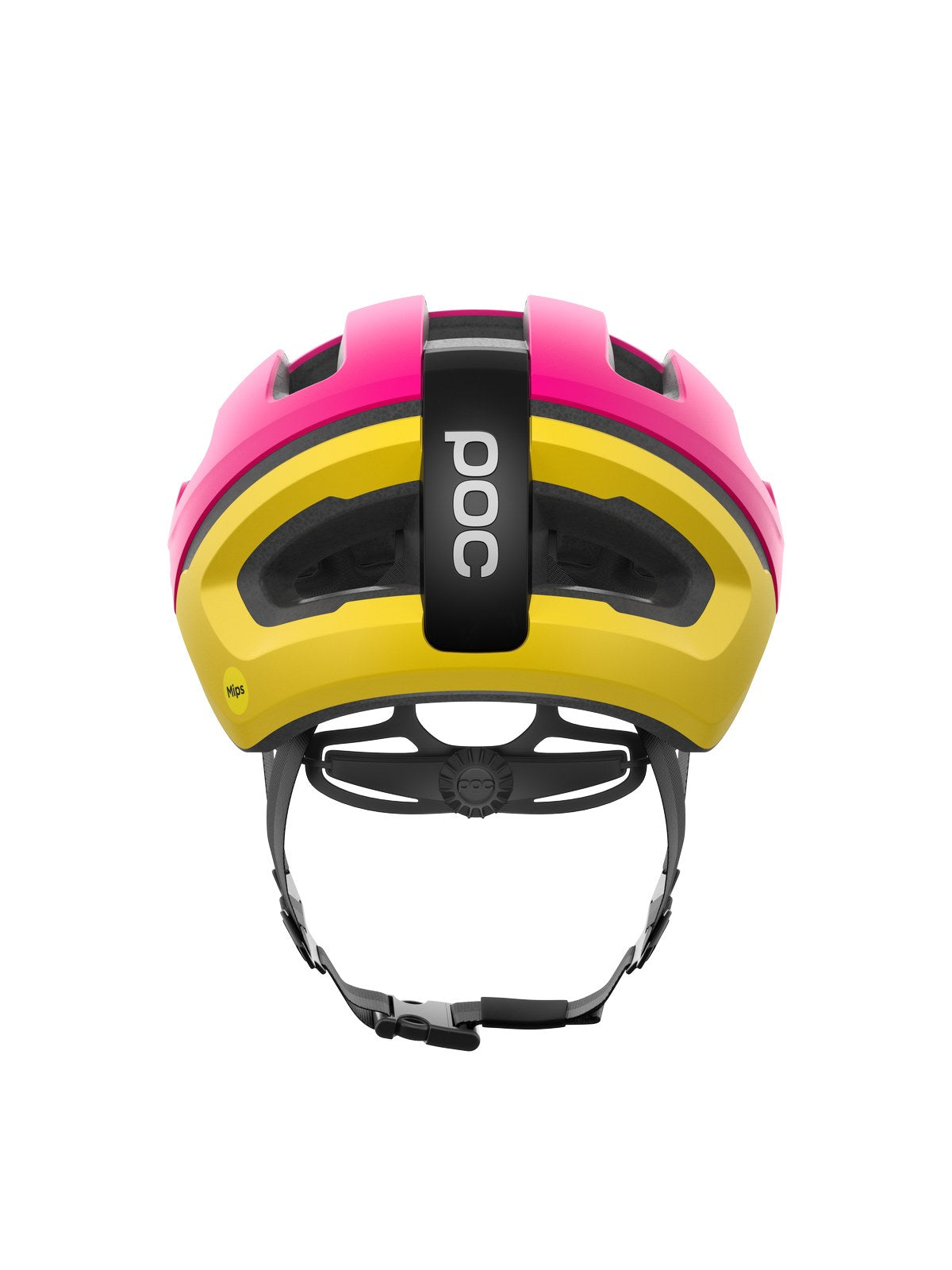 Kask rowerowy POC Omne Air MIPS - Rhos Red Matt/Citrine Yellow Matt