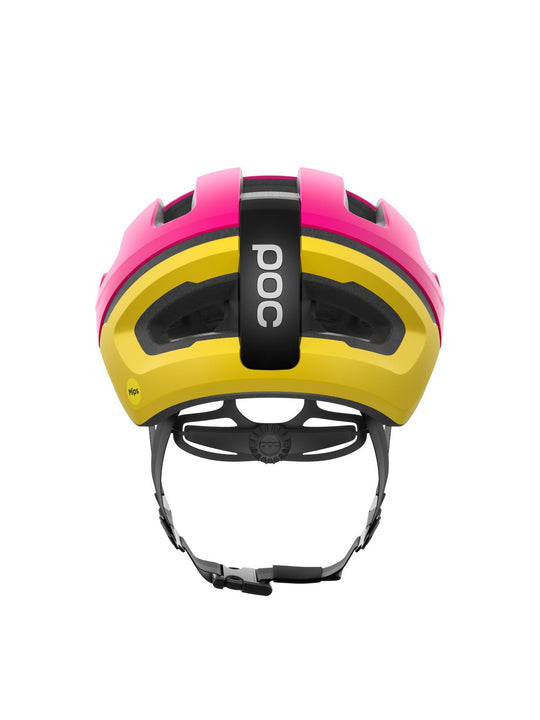 Załaduj obraz do przeglądarki galerii, Kask rowerowy POC Omne Air MIPS - Rhos Red Matt/Citrine Yellow Matt

