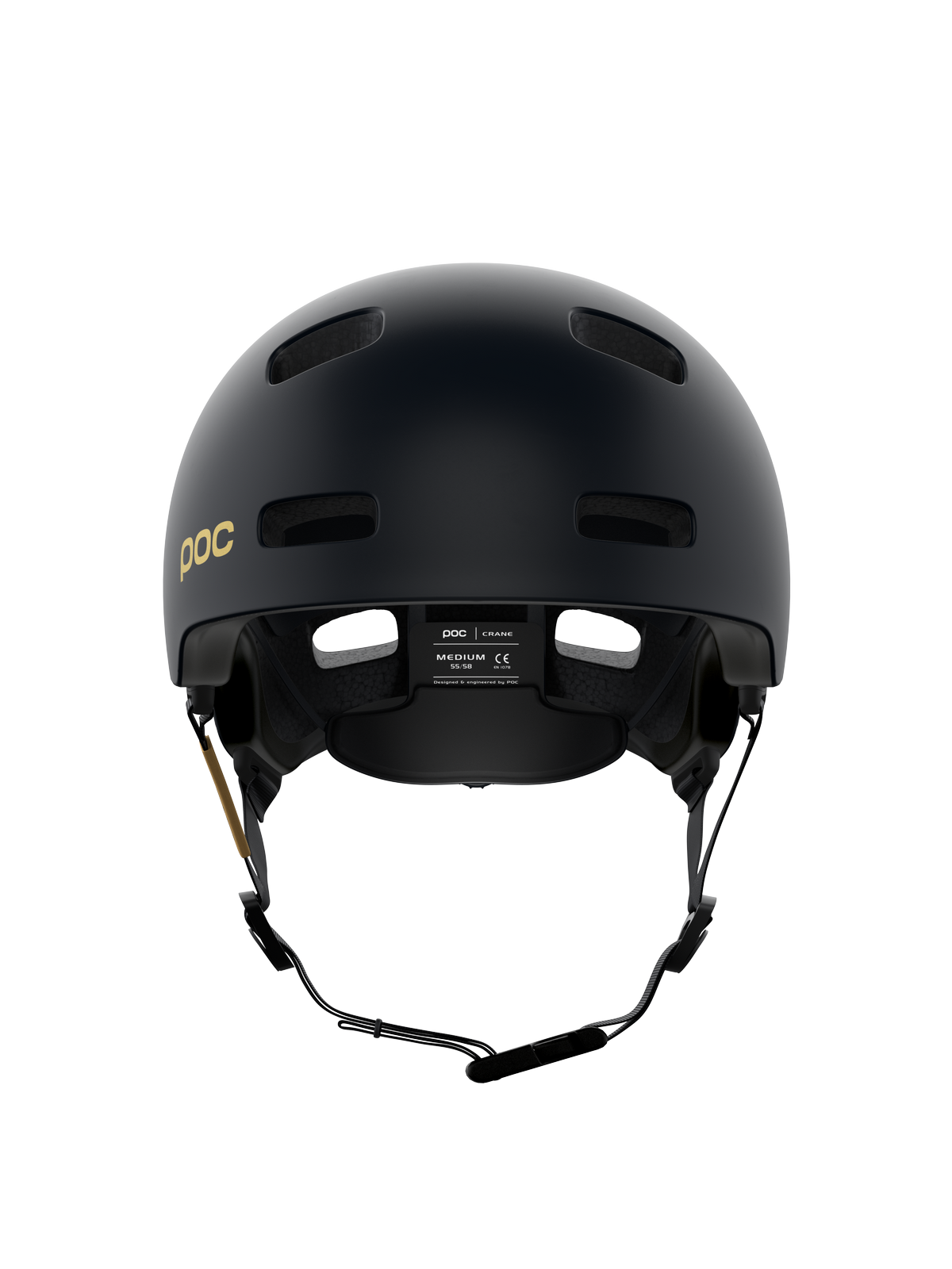 Kask rowerowy POC CRANE MIPS FABIO ED - Ur. Black Matt/Gold
