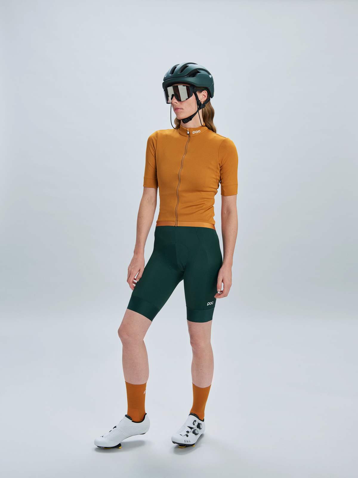 Koszulka rowerowa POC W's Thermal Lite Jersey - Bauxite Brown