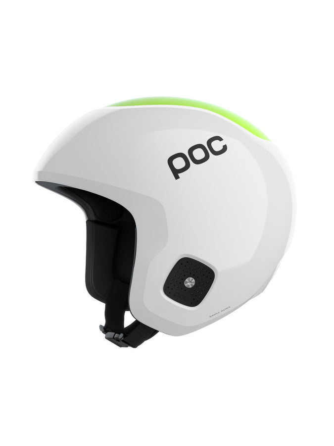 Kask narciarski POC SKULL DURA JR - Hyd. White/Fluo. Yellow/Green