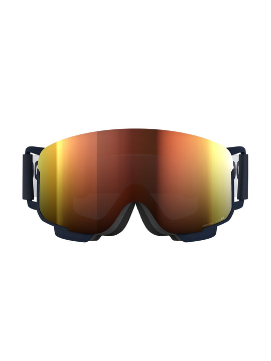 Załaduj obraz do przeglądarki galerii, Gogle narciarskie POC Nexal Mid Wide Fit - Apatite Navy/Pt. Sunny Orange
