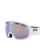 Załaduj obraz do przeglądarki galerii, Gogle narciarskie POC Fovea Clarity Photochromic - Hyd. White/Clarity Photochromic Light Pink/Sky Blue Cat 1-3

