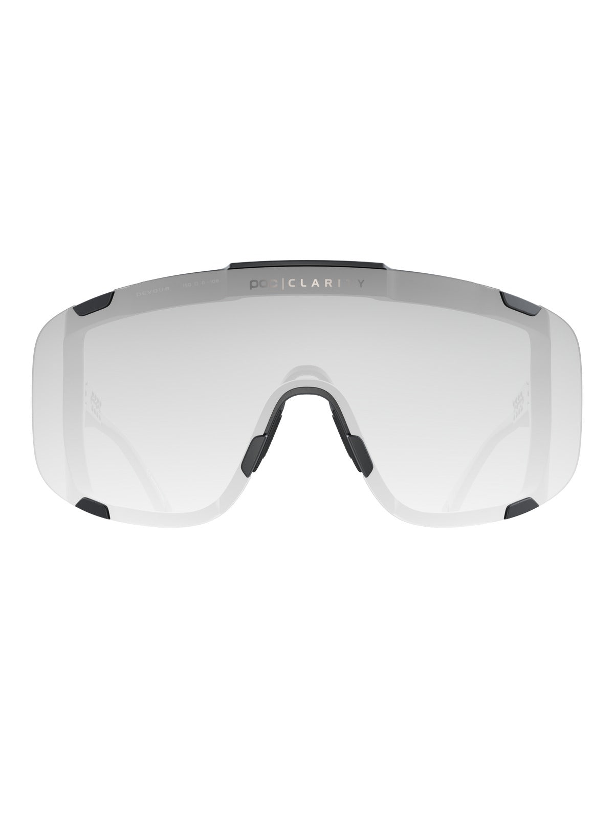 Okulary rowerowe POC Devour Photochromic - Translucent Black/Clarity Photochromic/Changeable Grey
