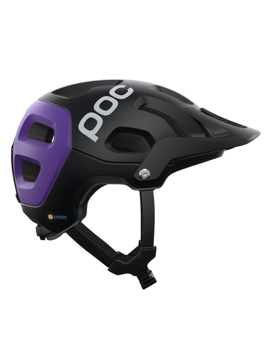 Załaduj obraz do przeglądarki galerii, Kask rowerowy POC TECTAL RACE MIPS - Ur. Black/Sap. Purple Metallic/Matt - poc warszawa
