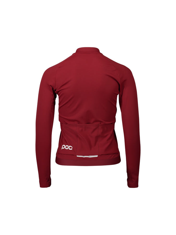Koszulka rowerowa POC W's AMBIENT Thermal Jersey - Garnet Red