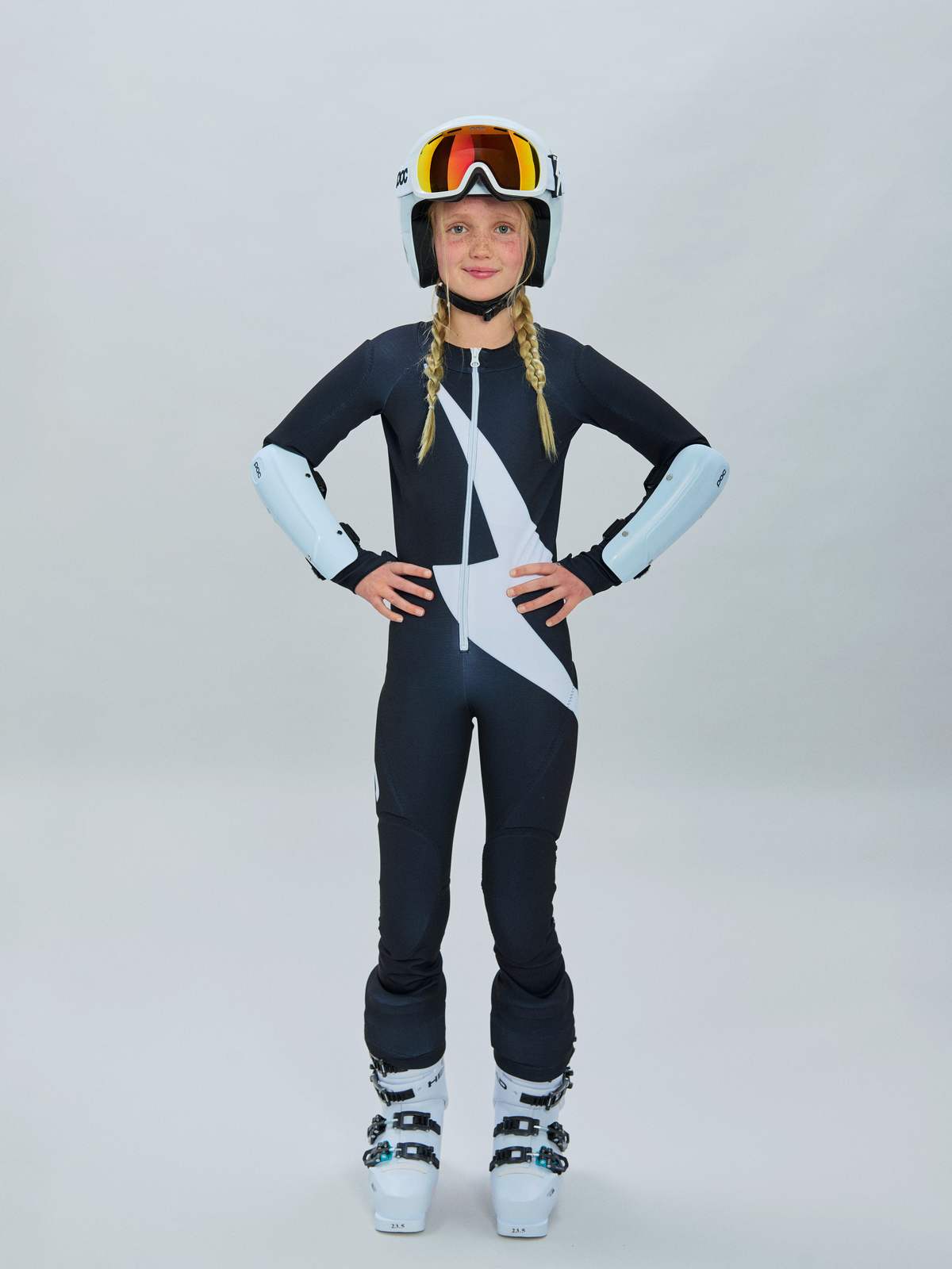 Guma narciarska POC Skin GS JR Blixten Black Blixten Black