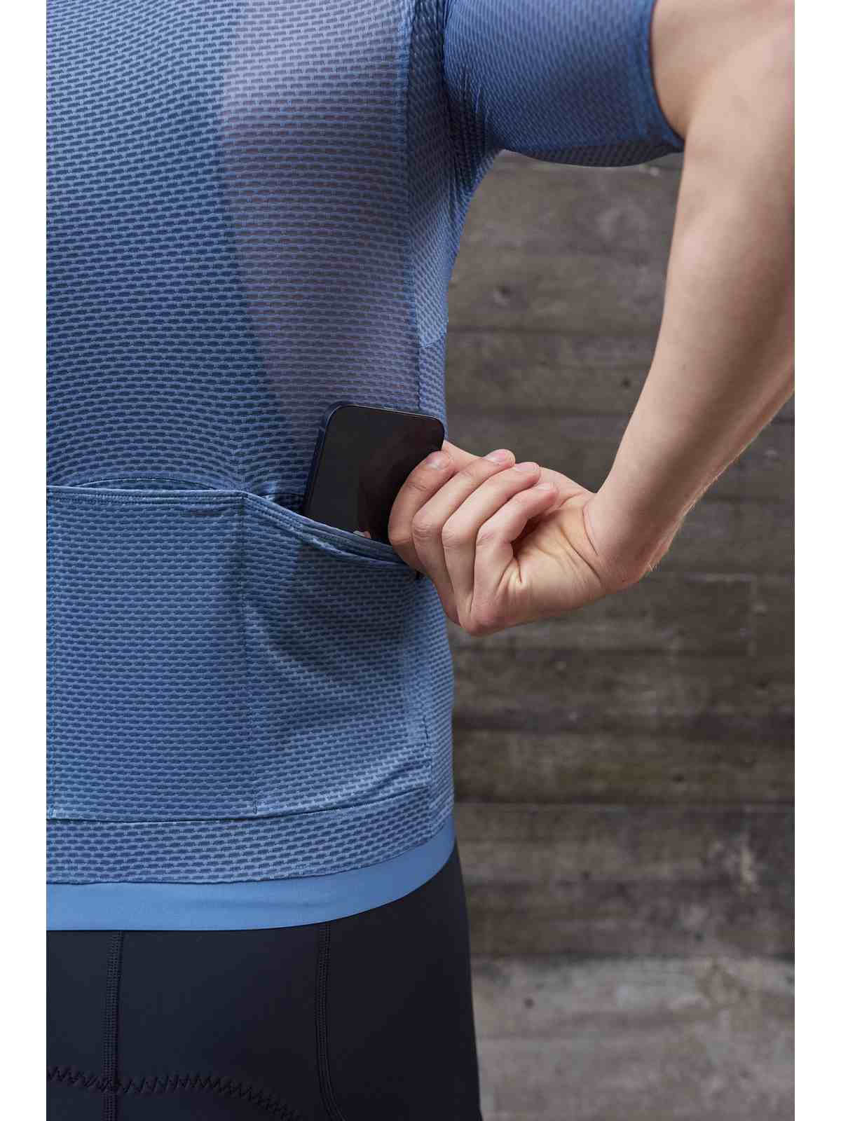 Koszulka rowerowa POC M's AIR Jersey - Calcite Blue/Turmaline Navy