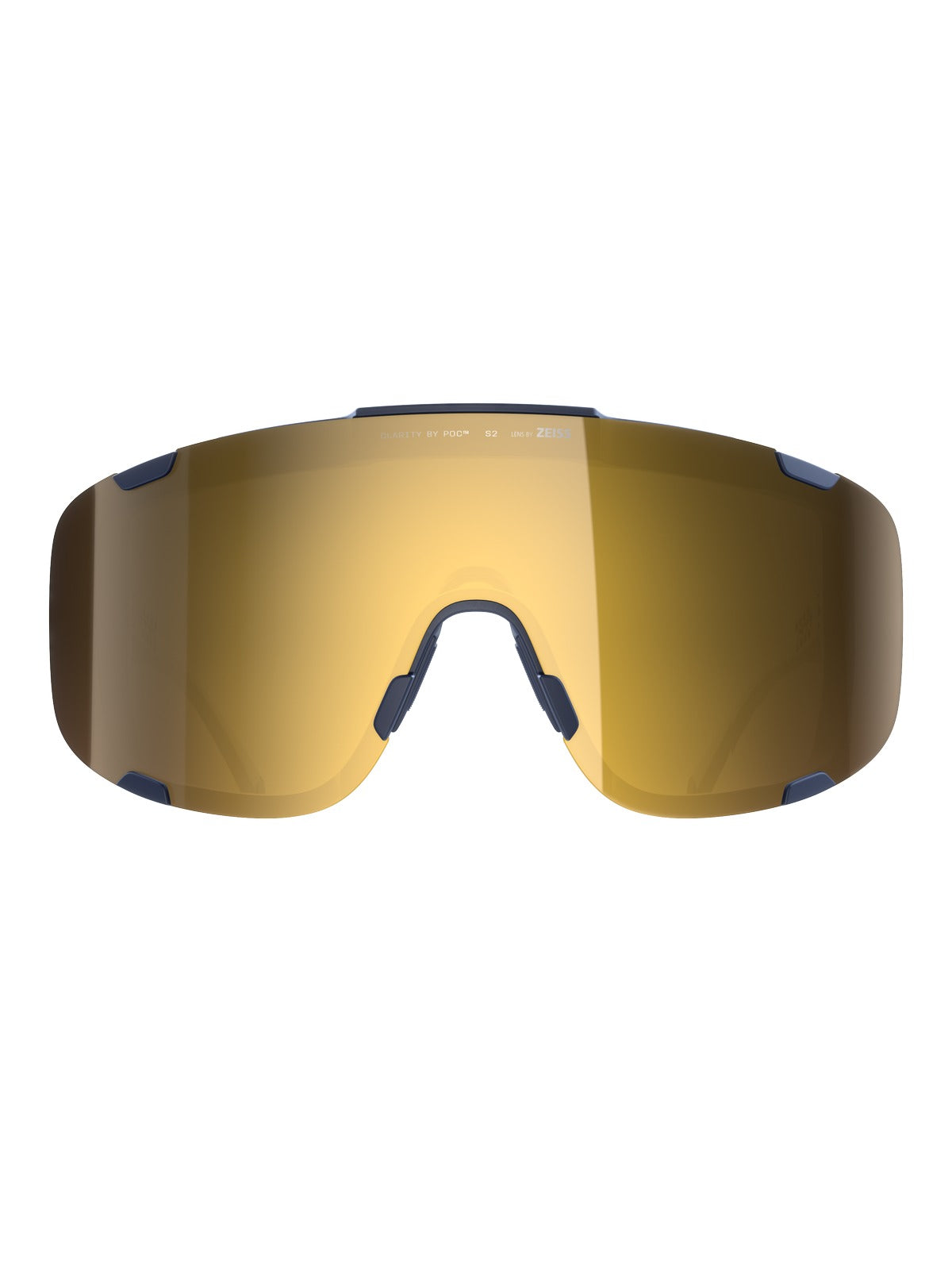 Okulary rowerowe POC Devour - Apatite Navy/Clarity Road/Partly Sunny Gold
