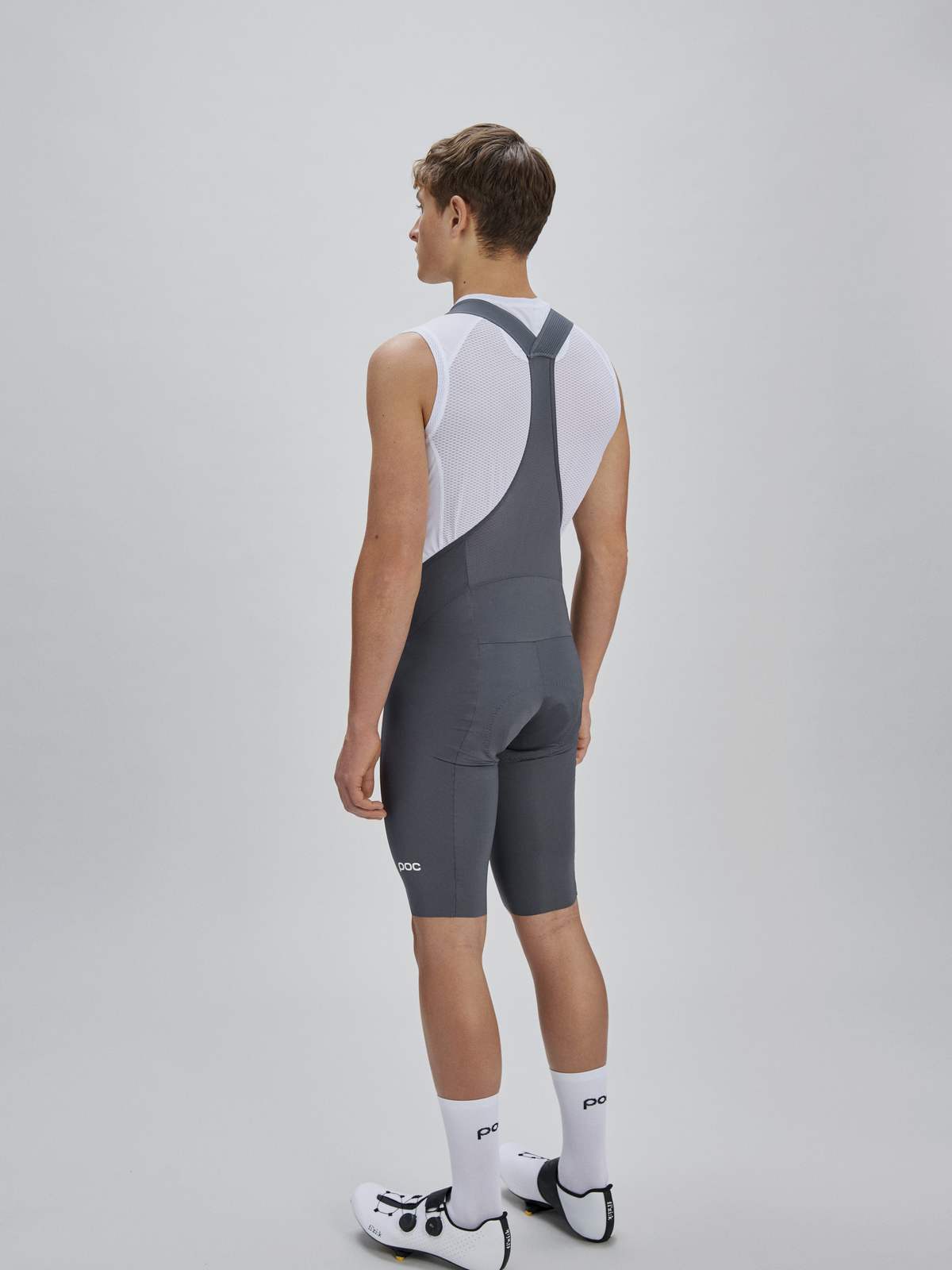 Spodenki rowerowe POC M's Raceday Bib Shorts - Sylvanite Grey