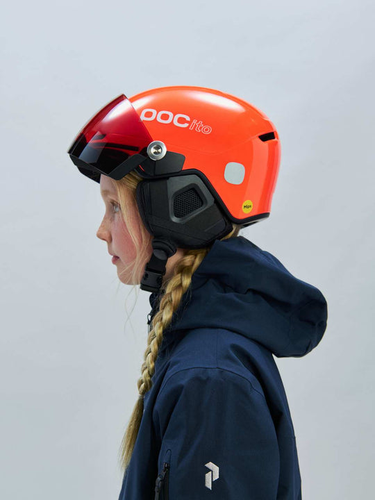 Załaduj obraz do przeglądarki galerii, Kask narciarski POCito Obex Visor - Fluo. Orange/Clarity POCito/Partly Sunny/Light Orange
