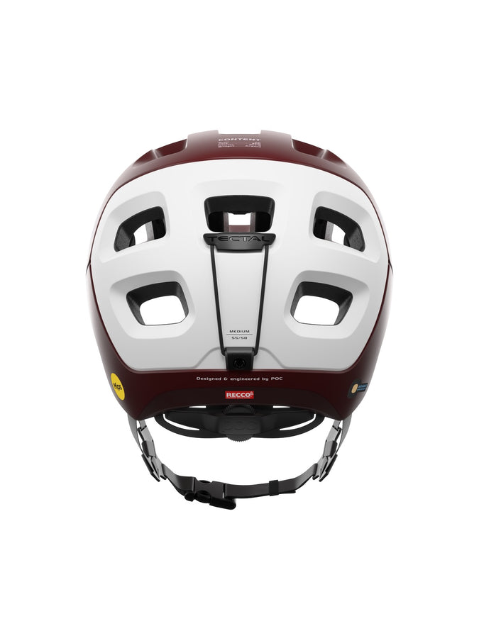 Kask rowerowy POC TECTAL RACE MIPS - Garnet Red/Hydr. White Matt