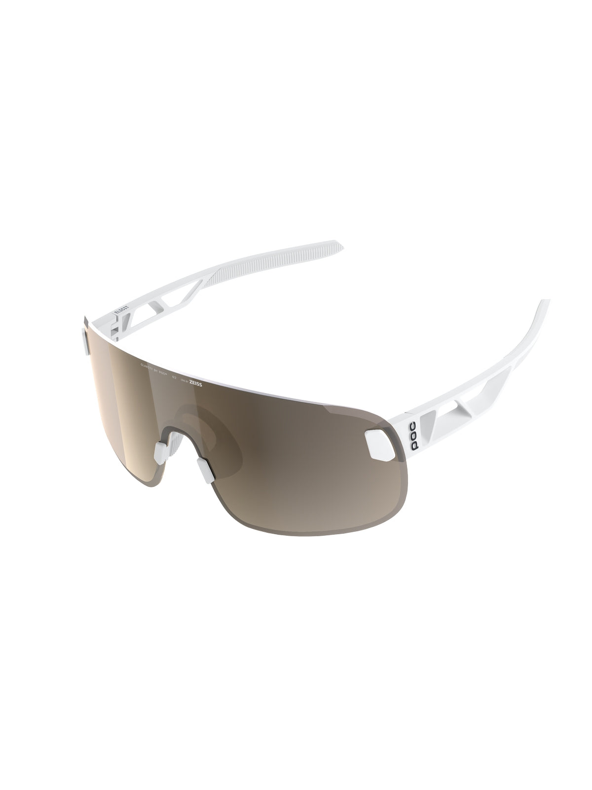 Okulary rowerowe POC Elicit biały - Clarity Trail /Partly Sunny Silver Cat 3
