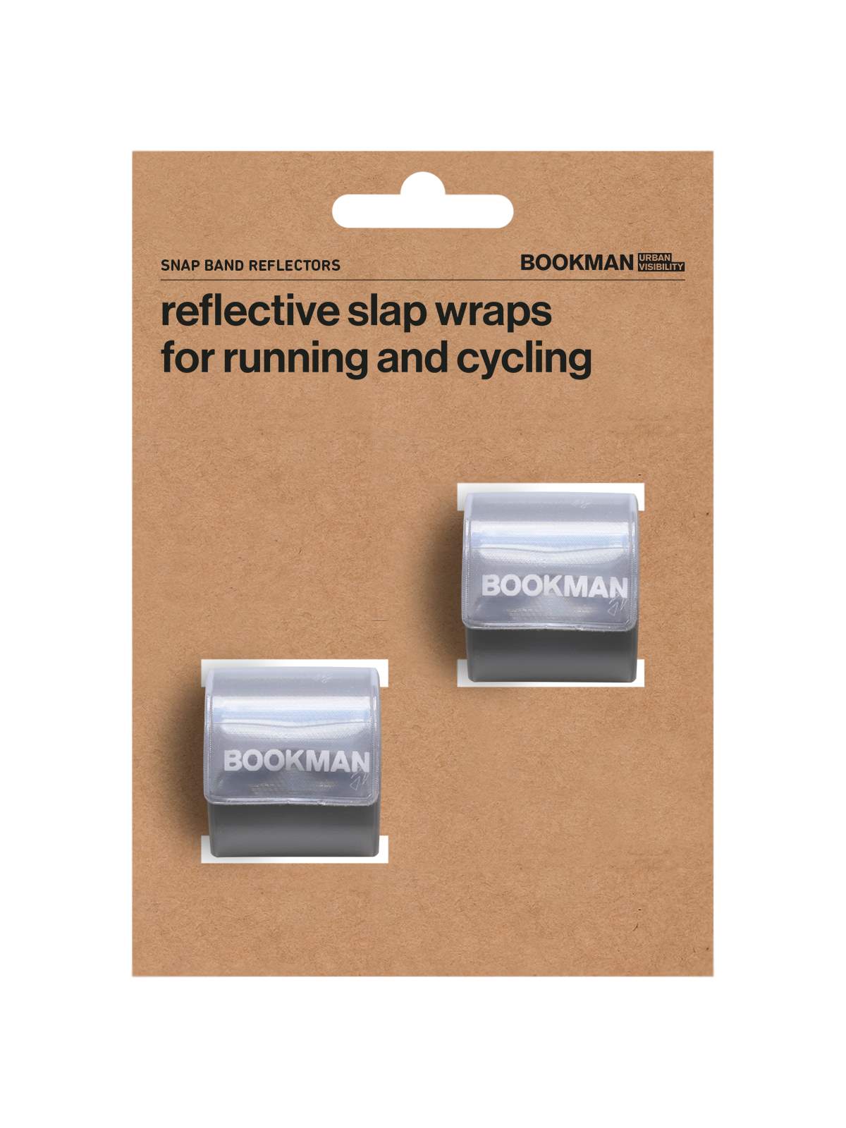 Opaska BOOKMAN Snap Band Reflectors biały