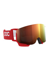 Załaduj obraz do przeglądarki galerii, Gogle narciarskie POC Nexal Mid Wide Fit - Pris. Red/Pt. Sunny Orange
