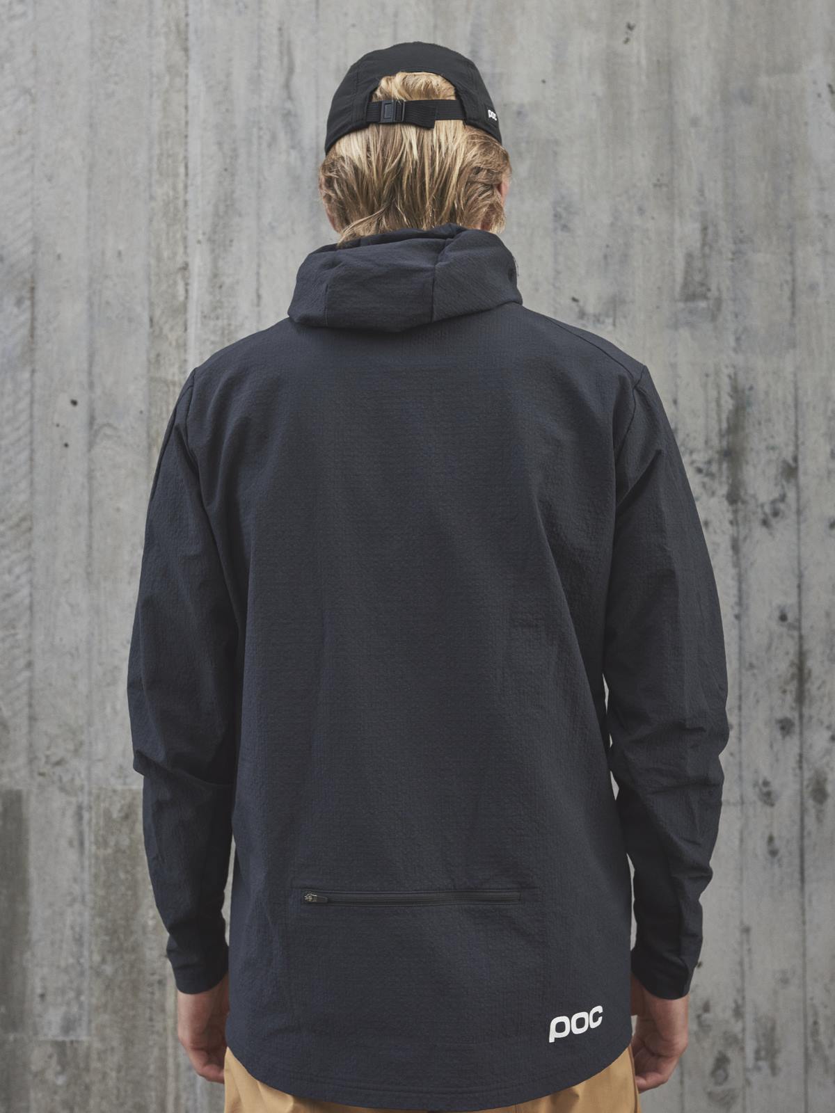 Bluza rowerowa POC M's MANTLE THERMAL HOODIE - Ur. Black