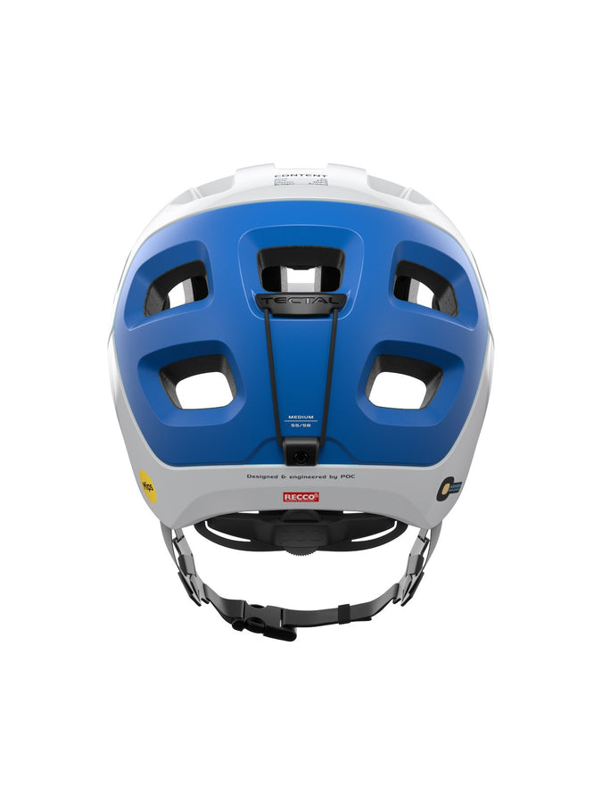 Kask rowerowy POC TECTAL RACE MIPS - Hydr. White/Opal Blue Metallic/Matt