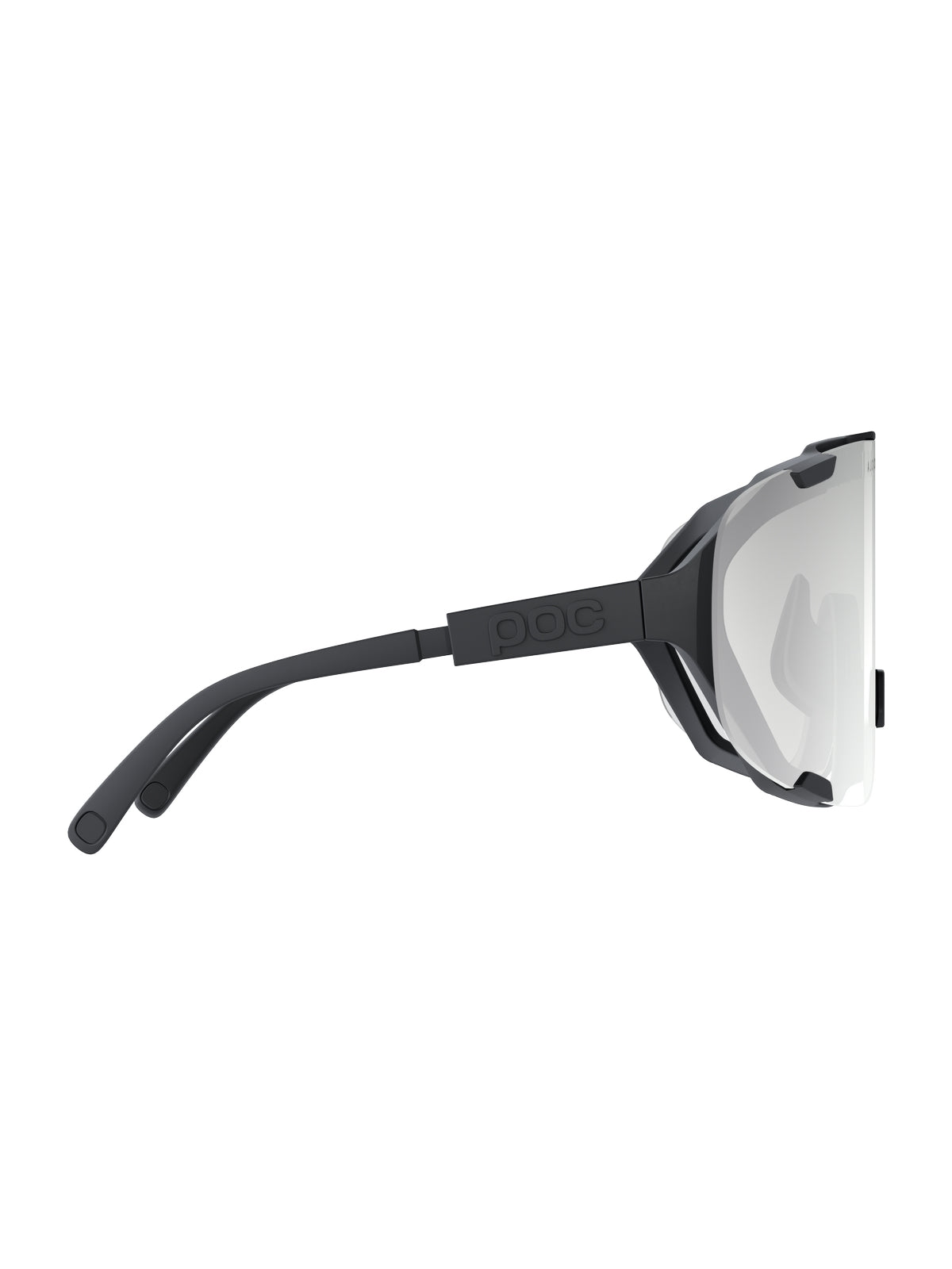 Okulary rowerowe POC Devour Wide Fit - Ur. Black | Clarity Photochromic/Changeable Grey cat 0-3