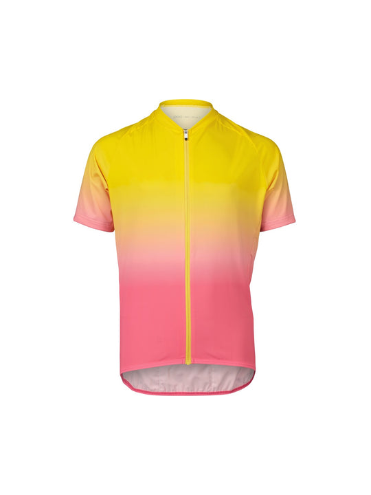 Załaduj obraz do przeglądarki galerii, Koszulka rowerowa POC Y’s XC Jersey - Gradient Avent. Yellow/Actnium Pink - poc warszawa
