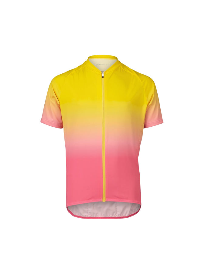 Koszulka rowerowa POC Y’s XC Jersey - Gradient Avent. Yellow/Actnium Pink - poc warszawa
