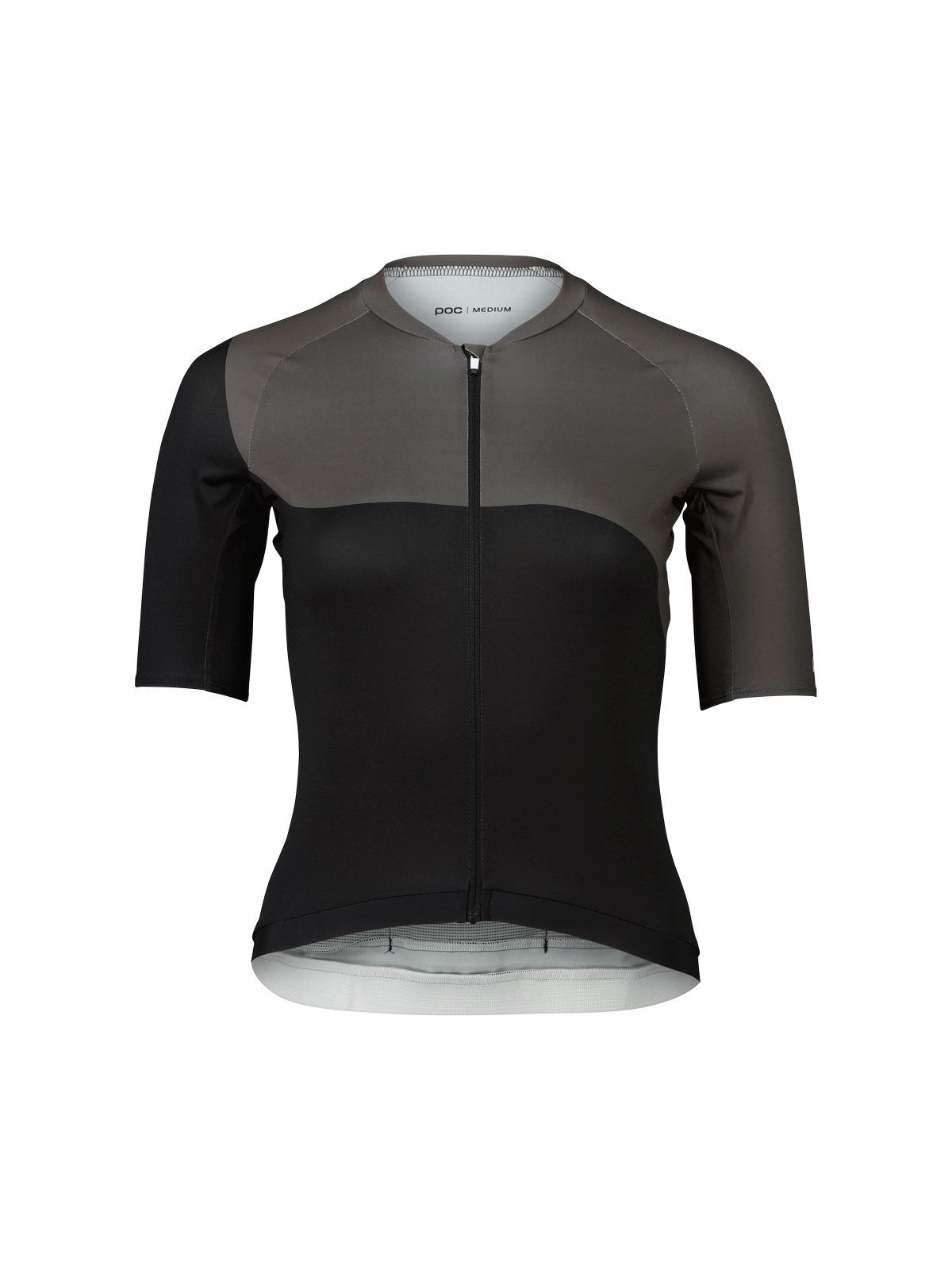Koszulka rowerowa POC W’s Essential Road Jersey Print - Uran. Black/Sylvanite Grey - poc warszawa