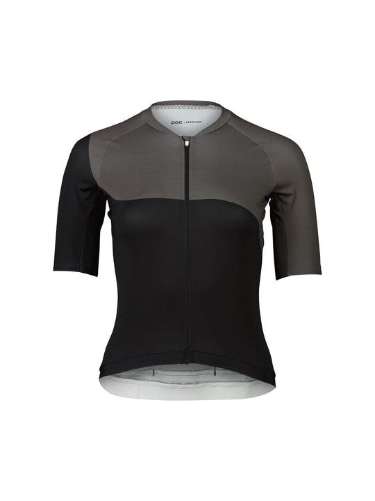 Załaduj obraz do przeglądarki galerii, Koszulka rowerowa POC W’s Essential Road Jersey Print - Uran. Black/Sylvanite Grey - poc warszawa
