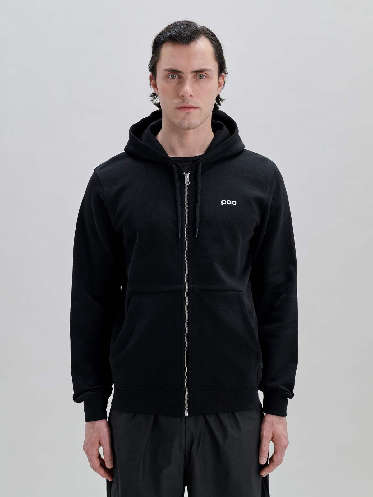 Bluza POC Zip Hoodie - Uranium Black