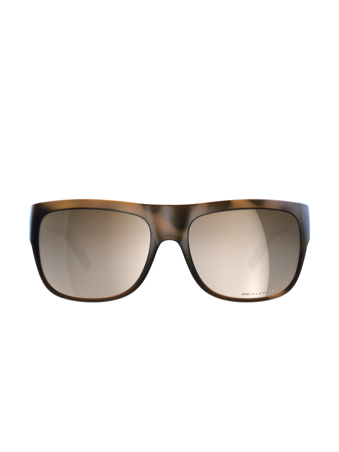 Okulary POC WANT - Tortoise Brown - Clarity Trail Brown/Silver Mirror Cat 2