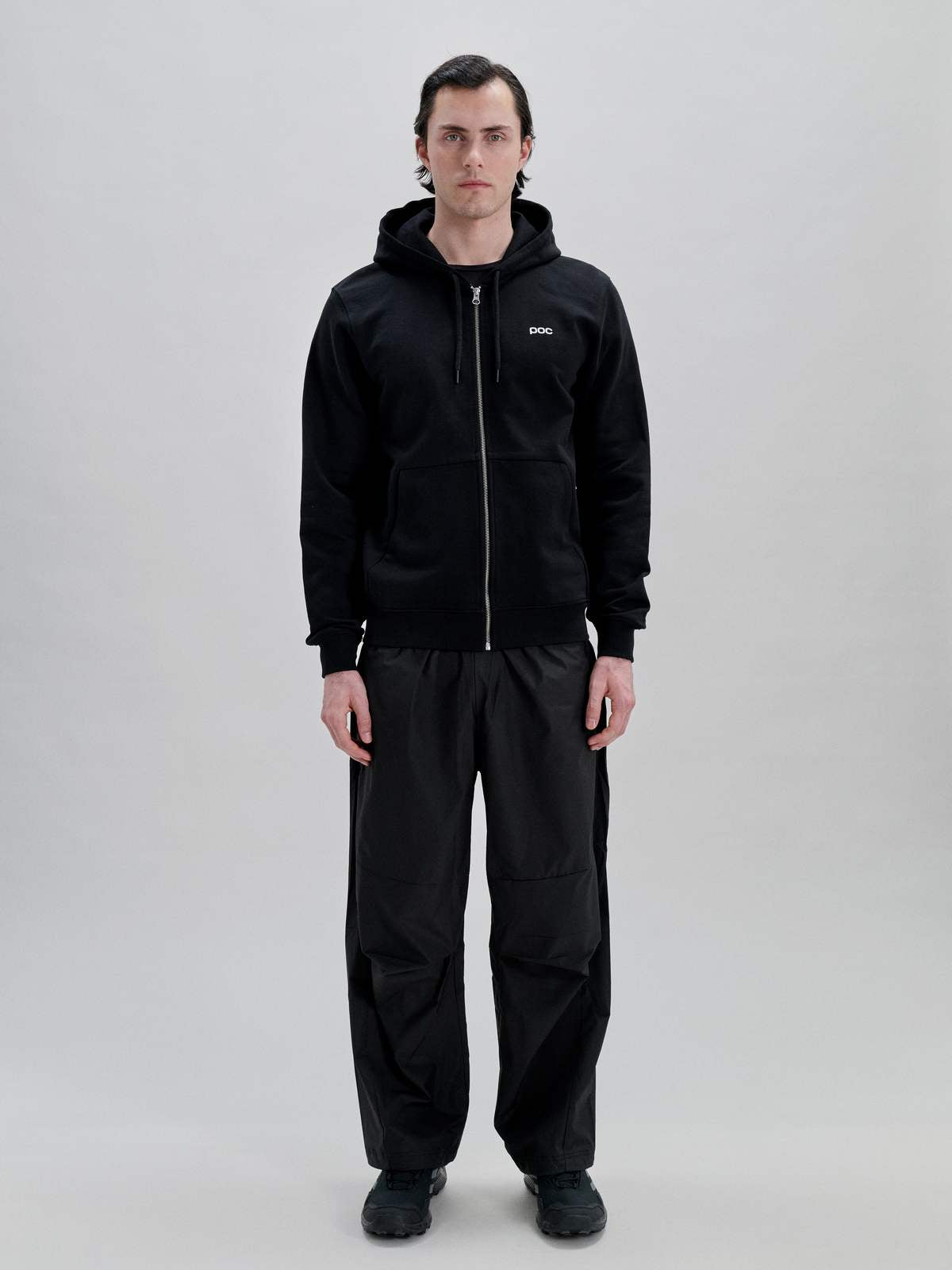 Bluza POC Zip Hoodie - Uranium Black