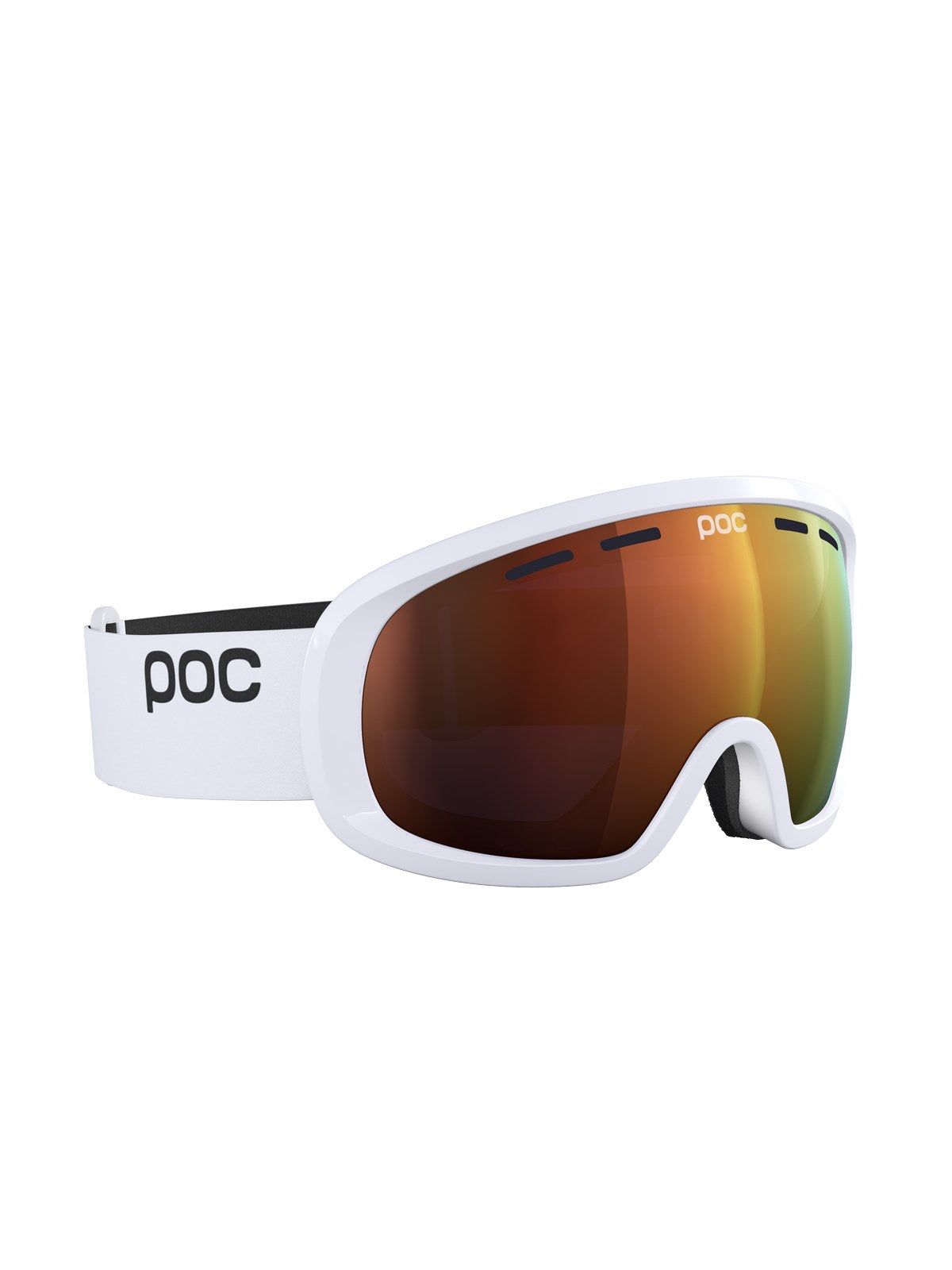 Gogle narciarskie POC Fovea Mid - Hydr. White|Pt. Sunny Orange Cat 2 - TU - poc warszawa