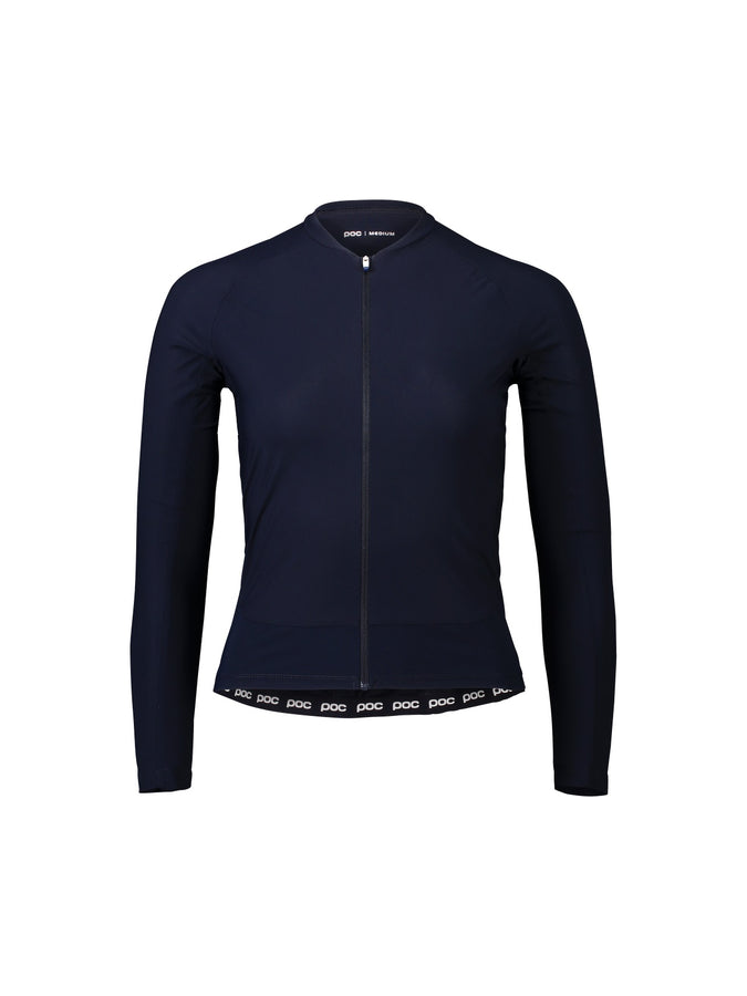 Koszulka rowerowa POC ESSENTIAL ROAD W'S LS - Navy Black