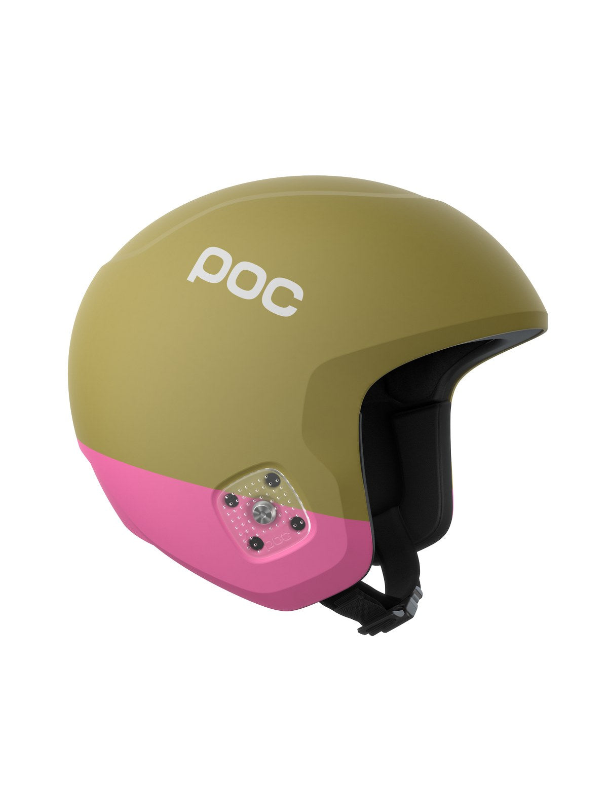Kask narciarski POC Skull Dura Jr - Olivine Green Matt/Thulite Pink Matt