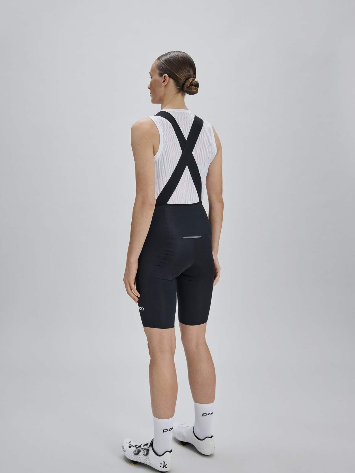 Spodenki rowerowe POC W's Raceday Bib Shorts - Ur. Black