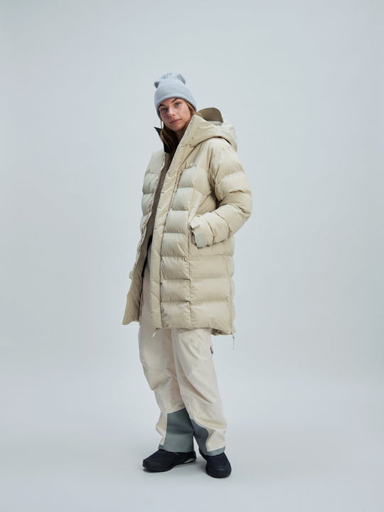 Załaduj obraz do przeglądarki galerii, Płaszcz POC W&#39;S Race Loft Parka - Natrolite Beige
