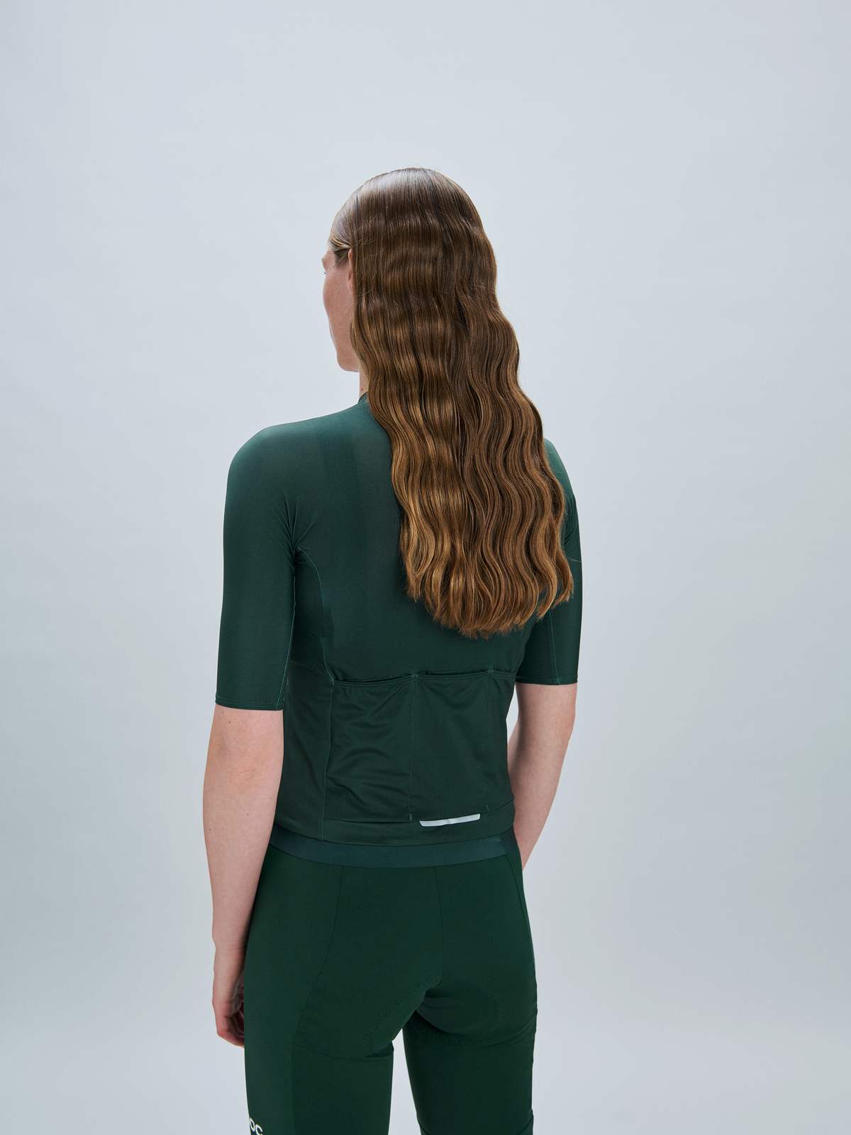 Koszulka rowerowa POC W's Pristine Jersey - Parg. Green