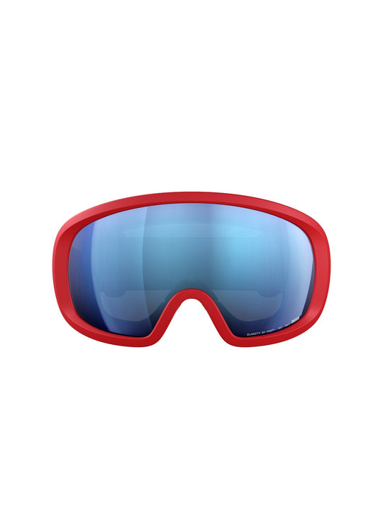 Załaduj obraz do przeglądarki galerii, Gogle narciarskie POC Fovea Mid Wide Fit - Pris. Red/Pt. Sunny Blue
