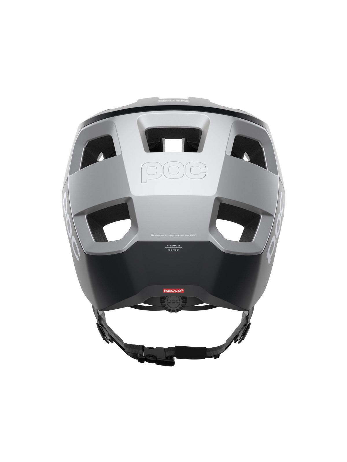 Kask rowerowy POC Kortal - Uran. Black/Arge. Silver Matt - poc warszawa
