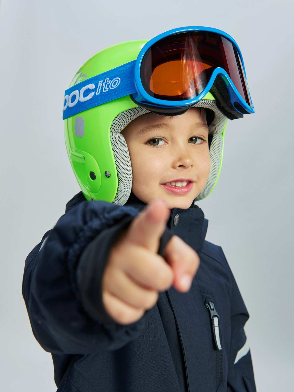 Kask narciarski POCito Skull - Fluo. Yellow/Green