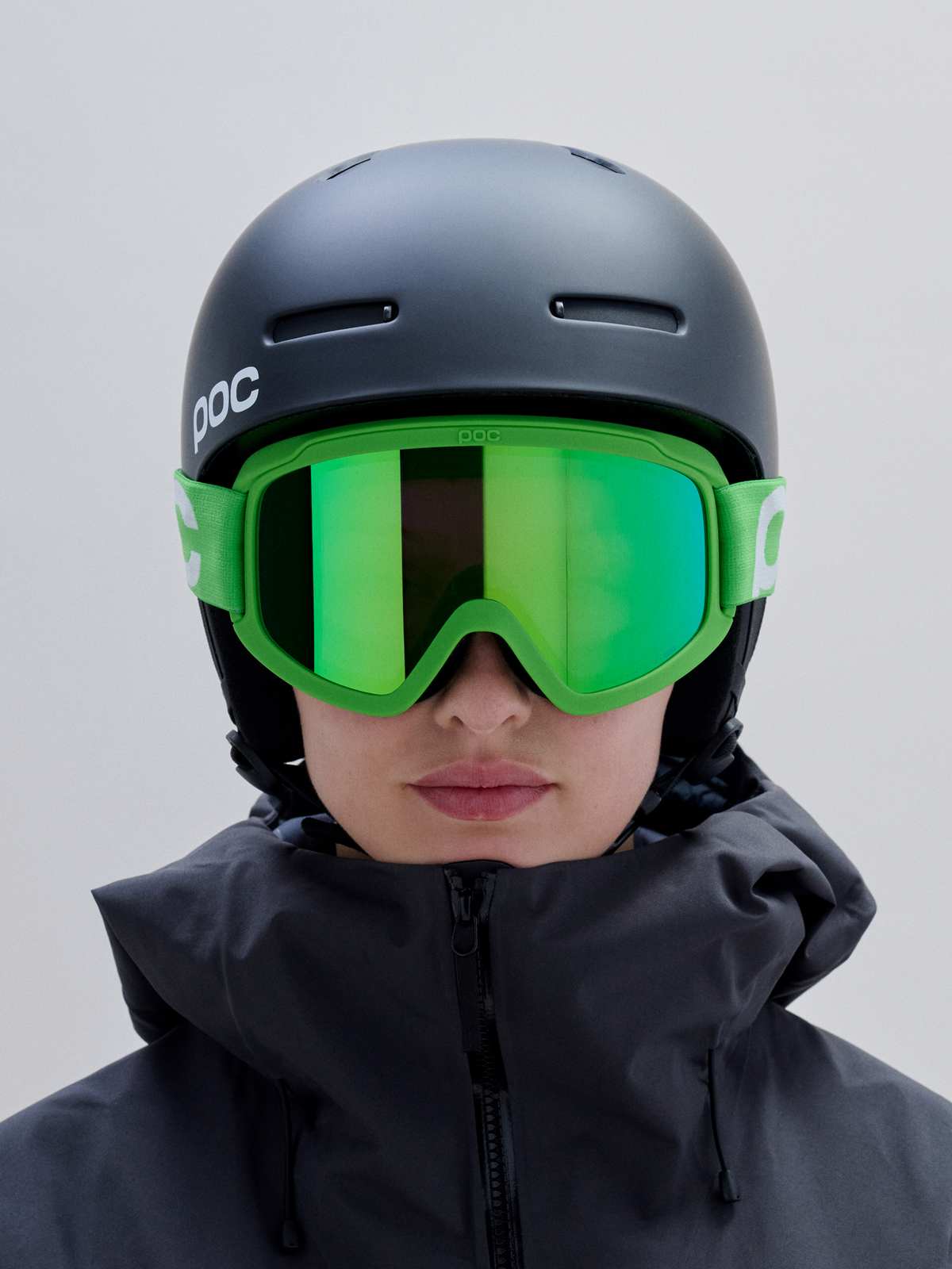 Gogle narciarskie POC Opsin - Zircon Green/Partly Sunny Green