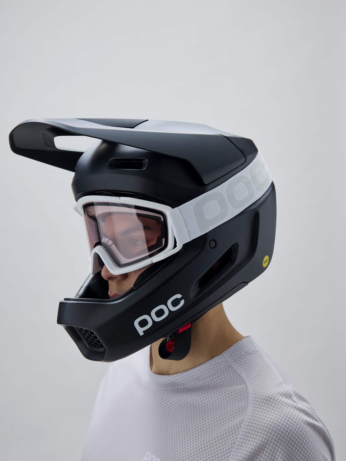 Gogle rowerowe POC Zygon - Hyd. White/Clarity Trail/Cloudy Brown