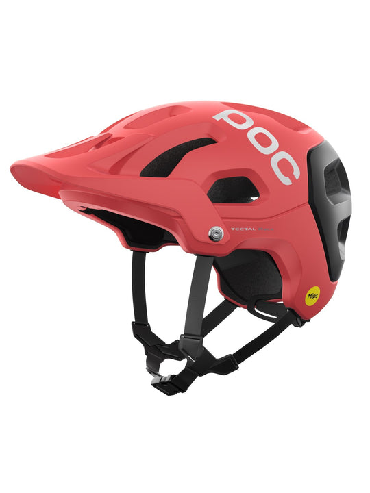Załaduj obraz do przeglądarki galerii, Kask rowerowy POC Tectal Race MIPS - Ammolite Coral/Ura. Black Matt
