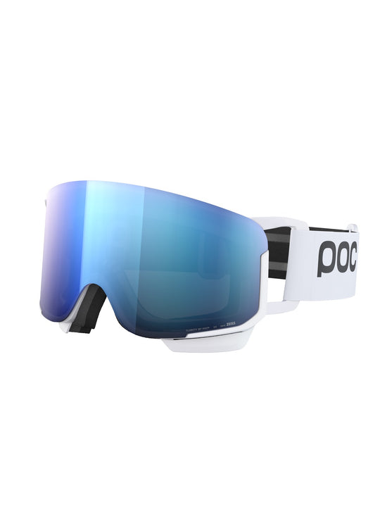 Załaduj obraz do przeglądarki galerii, Gogle narciarskie POC Nexal Mid Wide Fit - Hyd. White/Pt. Sunny Blue
