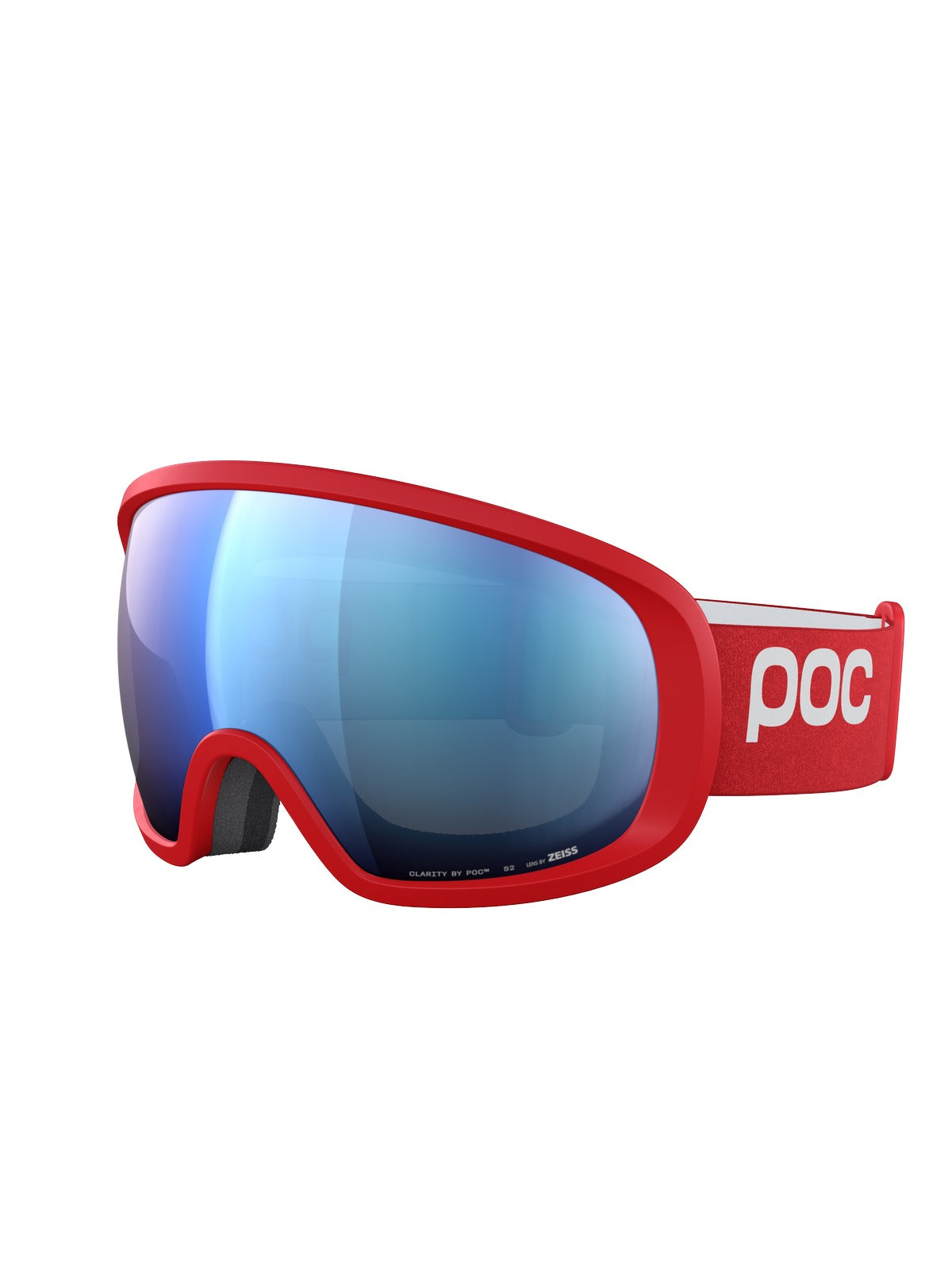 Gogle narciarskie POC Fovea Wide Fit - Pris. Red/Pt. Sunny Blue